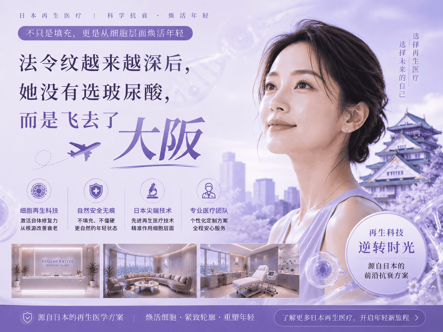 法令纹越来越深后，她没有选玻尿酸，而是飞去了大阪