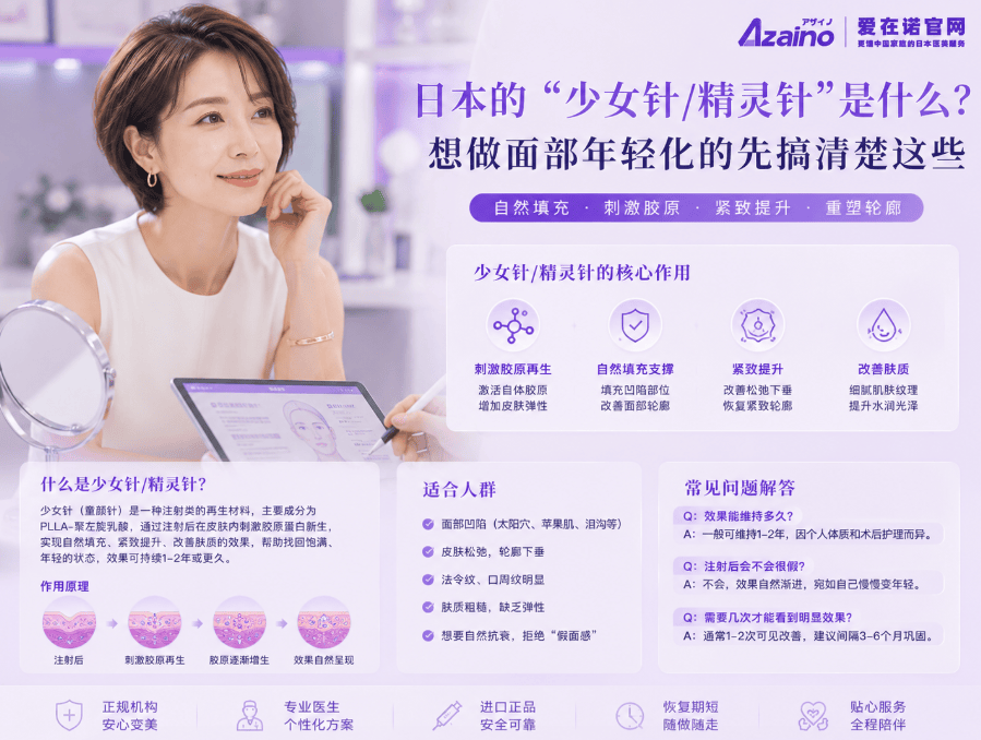 日本的"少女针/精灵针"是什么？想做面部年轻化的先搞清楚这些