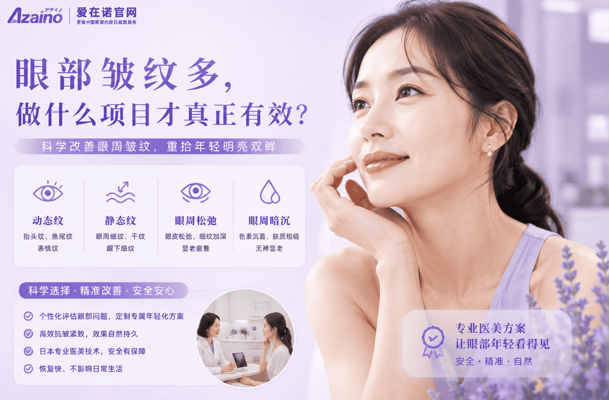 眼部皱纹多，做什么项目才真正有效？