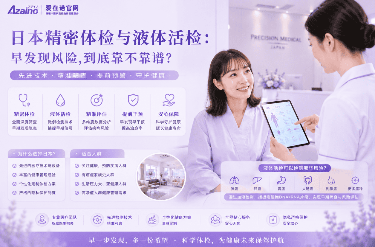 日本精密体检与液体活检:早发现风险,到底靠不靠谱?