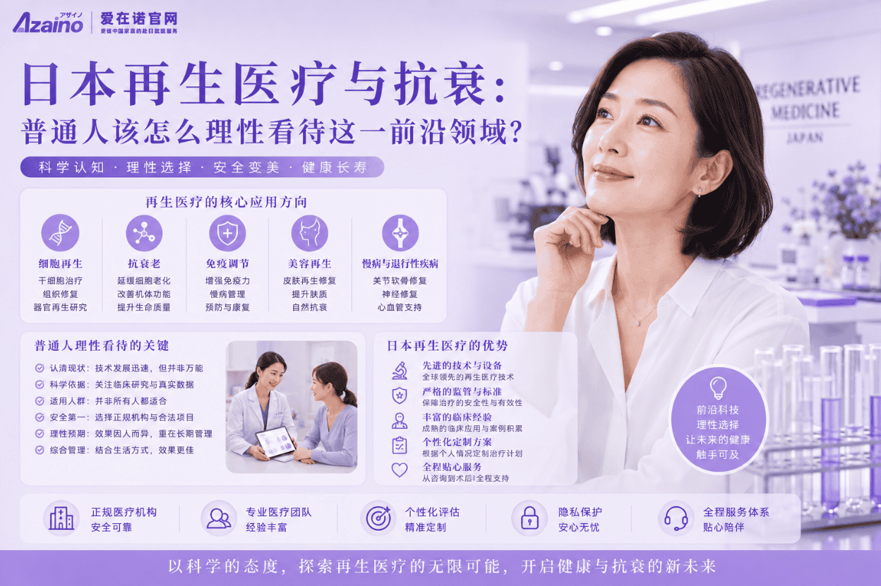 日本再生医疗与抗衰:普通人该怎么理性看待这一前沿领域?