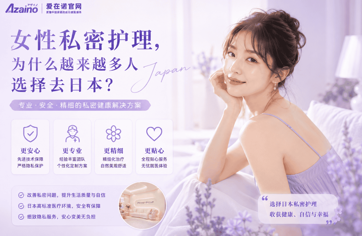 女性私密护理，为什么越来越多人选择去日本？