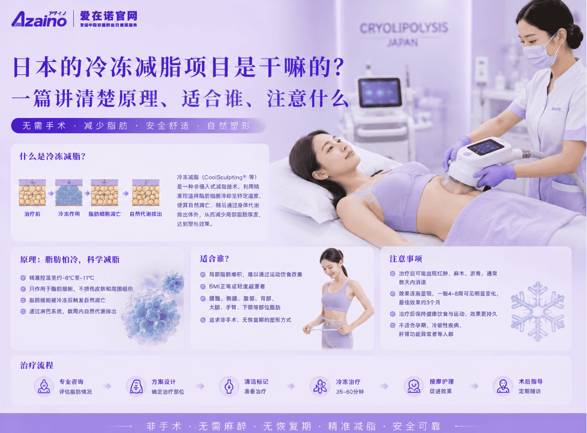 日本的冷冻减脂项目是干嘛的？一篇讲清楚原理、适合谁、注意什么
