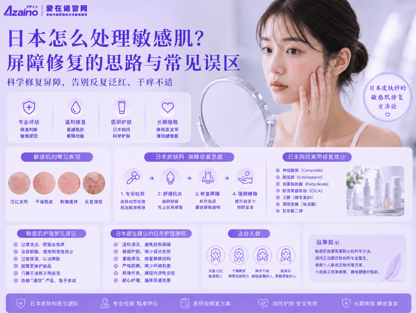 日本怎么处理敏感肌？屏障修复的思路与常见误区