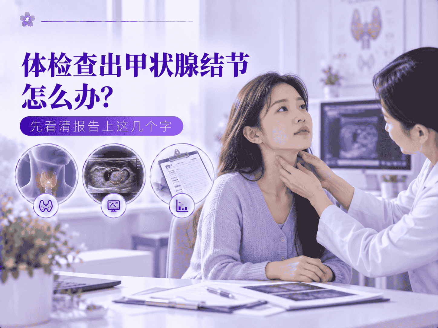 体检查出甲状腺结节怎么办？先看清报告上这几个字