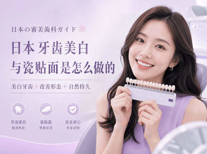 日本的牙齿美白与瓷贴面是怎么做的？美学修复的思路