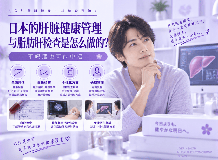 日本的肝脏健康管理与脂肪肝检查是怎么做的？不喝酒也可能中招