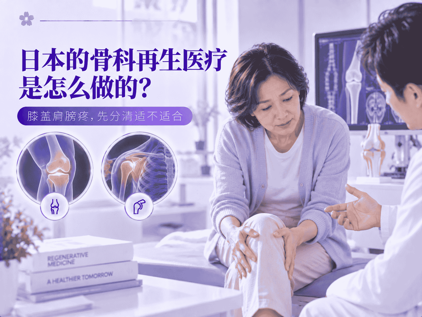 日本的骨科再生医疗是怎么做的？膝盖肩膀疼，先分清适不适合