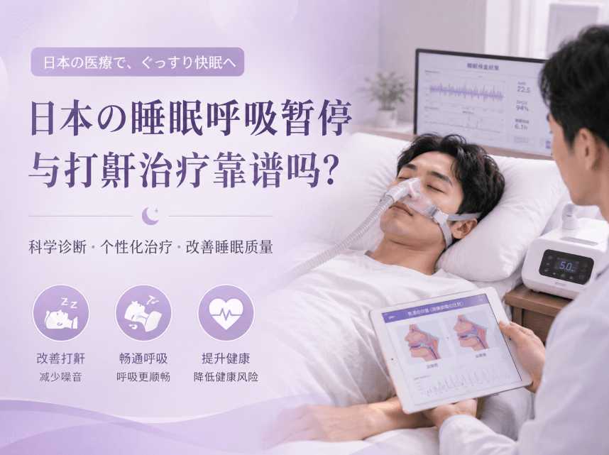 日本的睡眠呼吸暂停与打鼾治疗靠谱吗？健康管理的一环