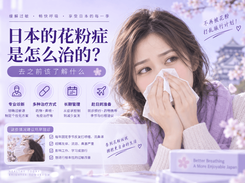 日本的花粉症是怎么治的？去之前该了解什么