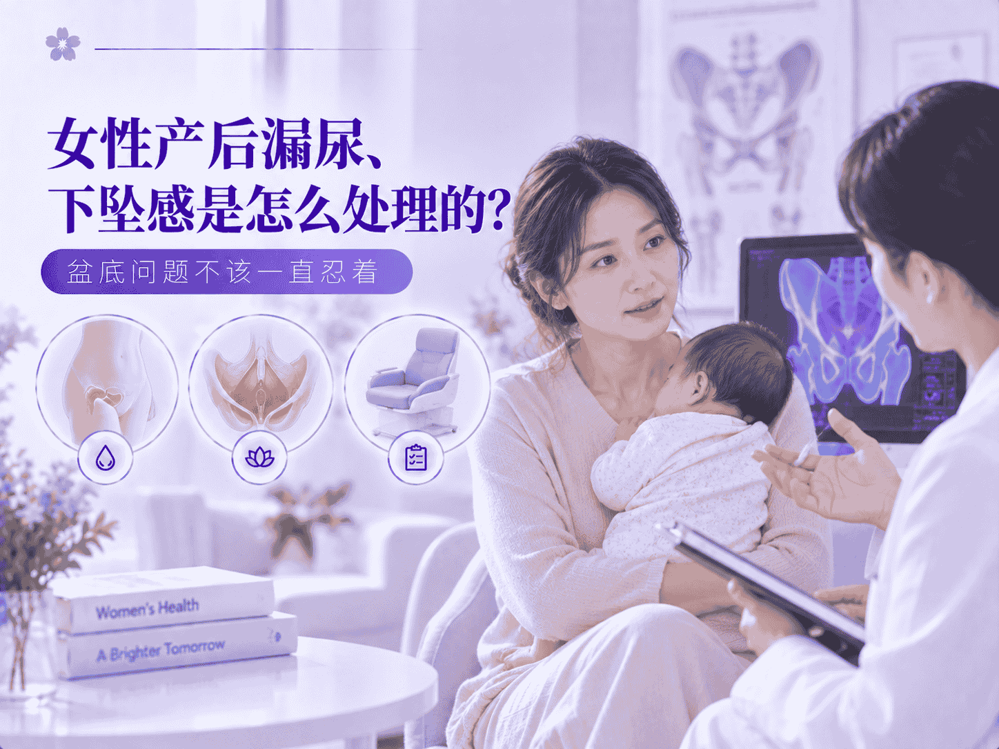 女性产后漏尿、下坠感是怎么处理的？盆底问题不该一直忍着