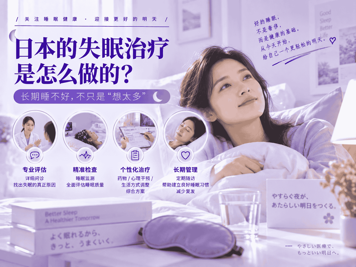 日本的失眠治疗是怎么做的？长期睡不好，不只是"想太多"