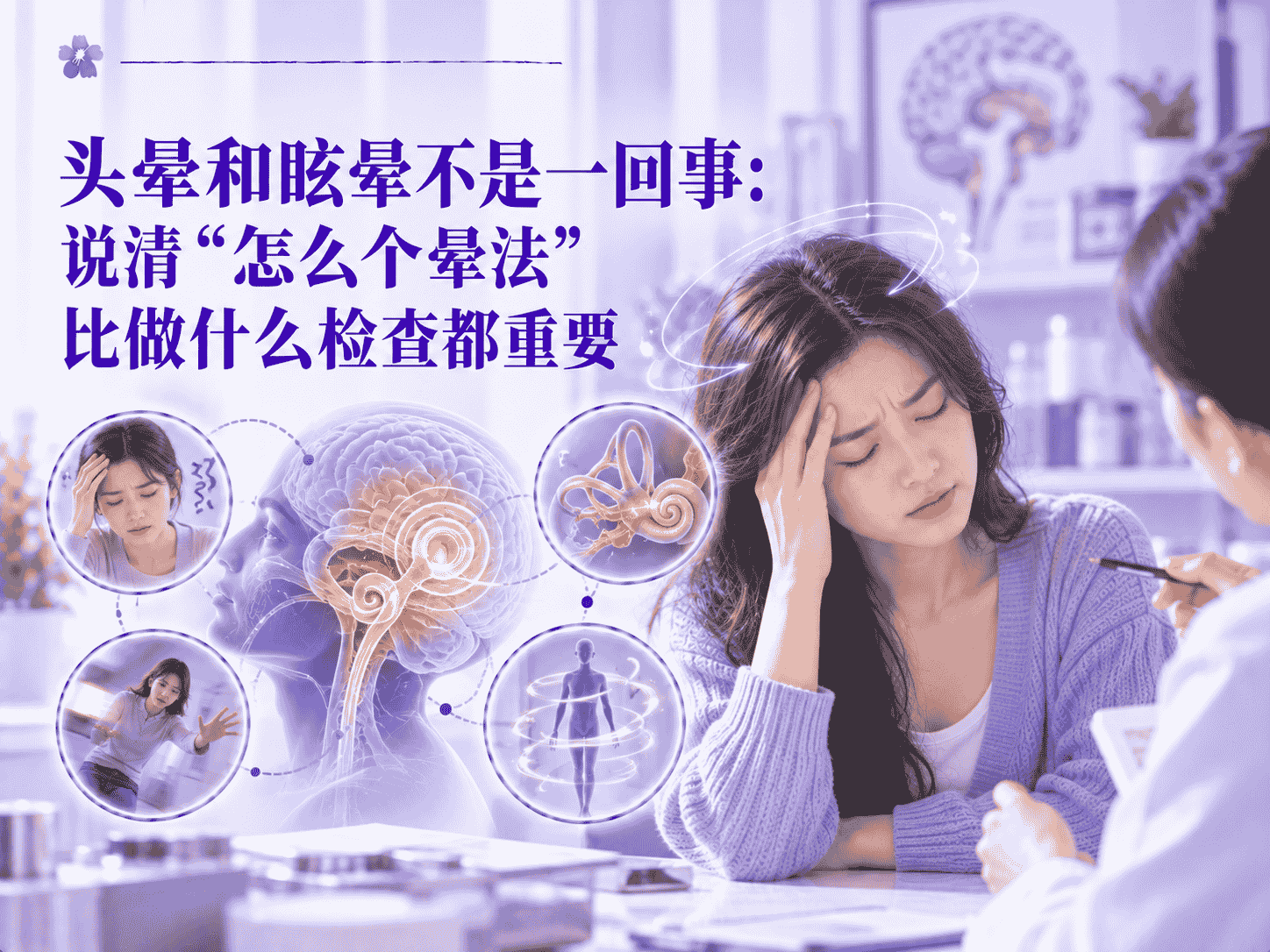 头晕和眩晕不是一回事：说清"怎么个晕法"比做什么检查都重要