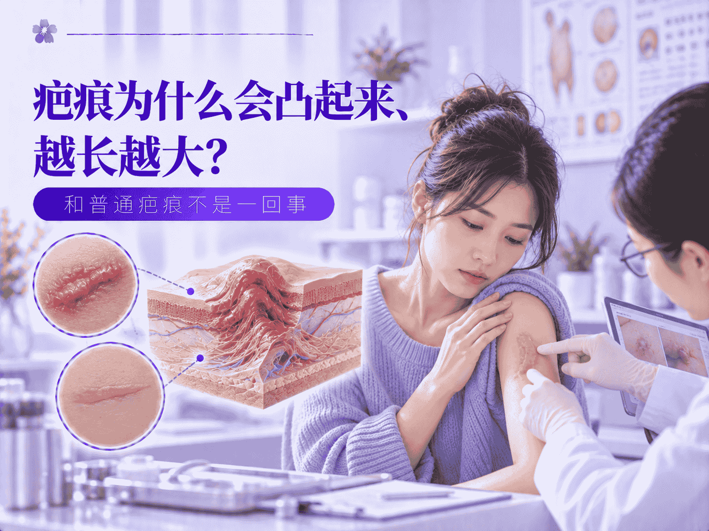 疤痕为什么会凸起来、越长越大？和普通疤痕不是一回事